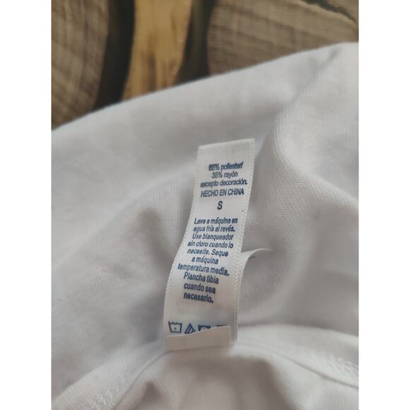 Winter Holiday snowman long sleeve tunic high low hem V-neck Small - Picture 10 of 10